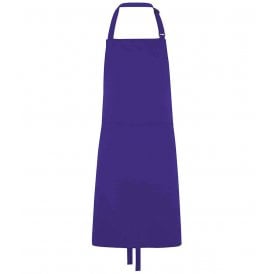 Dennys Polyester Bib Apron with Pocket
