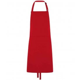 Dennys Polyester Bib Apron with Pocket