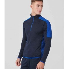 Finden + Hales Contrast Zip Neck Midlayer Top