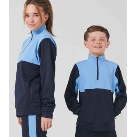 Finden + Hales Kids 1/4 Zip Tracksuit Top