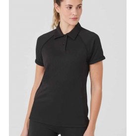 Finden + Hales Ladies Performance Piped Polo Shirt