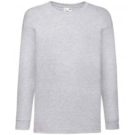 Fruit of the Loom Kids Long Sleeve Value T-Shirt