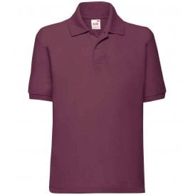 Fruit of the Loom Kids Poly/Cotton Piqué Polo Shirt