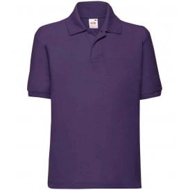 Fruit of the Loom Kids Poly/Cotton Piqué Polo Shirt