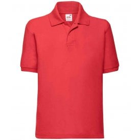Fruit of the Loom Kids Poly/Cotton Piqué Polo Shirt