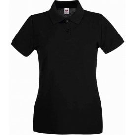 Fruit of the Loom Lady-Fit Premium Cotton Piqué Polo Shirt