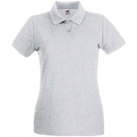 Fruit of the Loom Lady-Fit Premium Cotton Piqué Polo Shirt