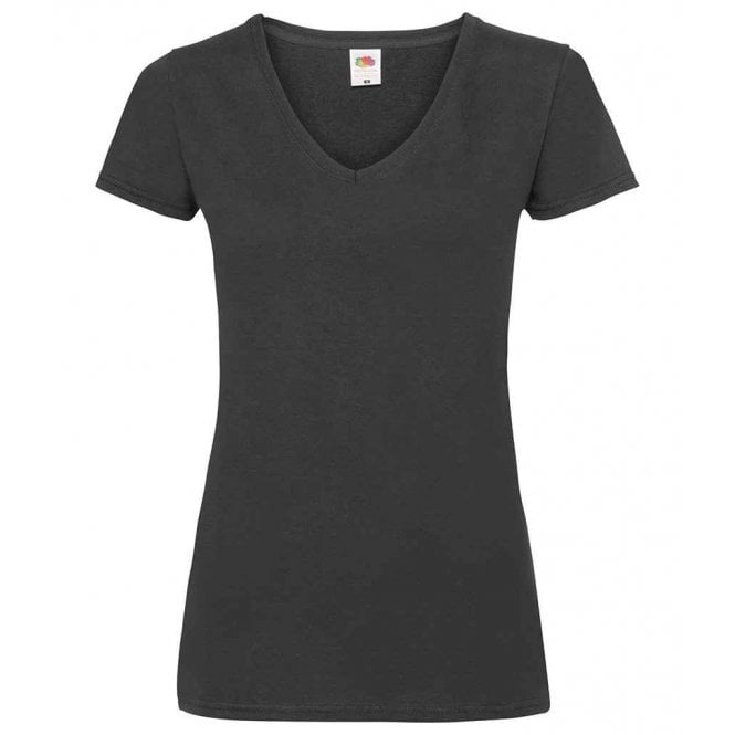 Fruit of the Loom  Lady Fit Value V Neck T-Shirt