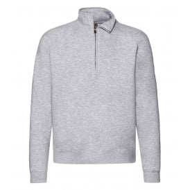 Fruit of the Loom Premium Zip Neck Sweatshirt
