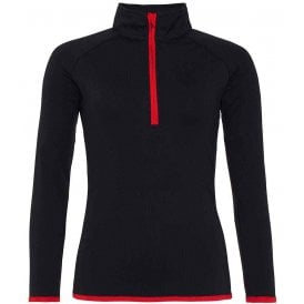 AWDis Ladies Cool Half Zip Sweat Top