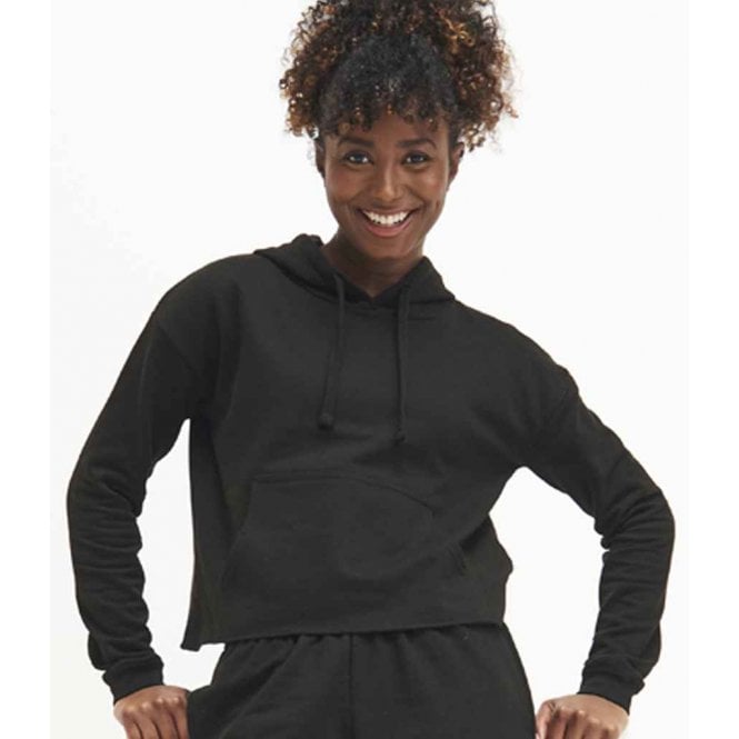 Just Hoods AWDis Ladies Cropped Hoodie