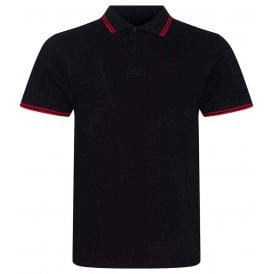 AWDis Stretch Tipped Piqué Polo Shirt