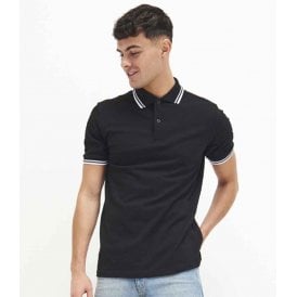AWDis Stretch Tipped Piqué Polo Shirt