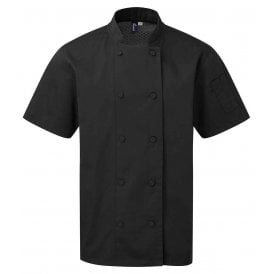 Premier Coolchecker® Short Sleeve Chef's Jacket