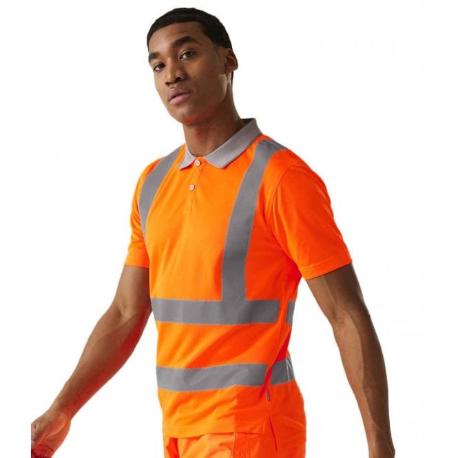 Regatta High Visibility  Pro Contract Polo Shirt