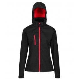 Regatta Ladies Venturer Three Layer Hooded Soft Shell Jacket