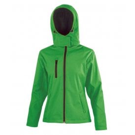 Result Core Ladies Hooded Soft Shell Jacket