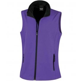 Result Core Ladies Printable Soft Shell Bodywarmer