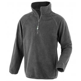 Result Genuine Recycled Kids Zip Neck Micro Fleece