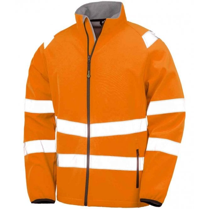 Result Genuine Recycled  Printable Safety Soft Shell Jacket