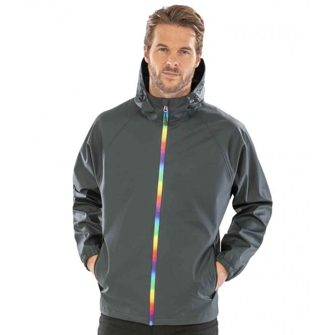 Result Genuine Recycled  Prism PU Waterproof Jacket