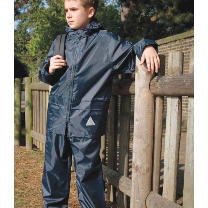 Result  Kids Waterproof Jacket/Trouser Suit in Carry Bag