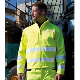 Result Safe-Guard Hi-Vis Soft Shell Jacket