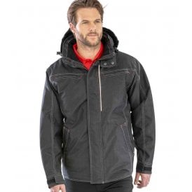 Result Work-Guard Denim Texture Rugged Jacket