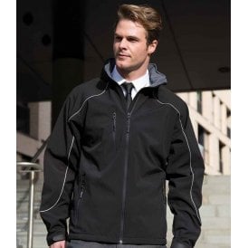 Result Work-Guard Hooded Soft Shell Jacket
