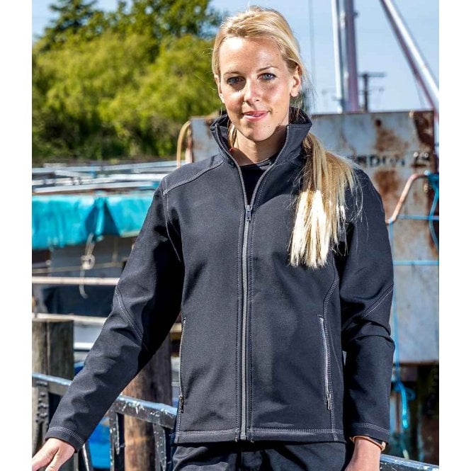 Result Work-Guard  Ladies Treble Stitch Soft Shell Jacket