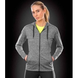 Spiro Ladies Hooded T-Shirt Jacket