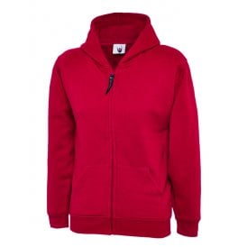 Childrens Classic Full Zip Hooded Sweatshirt