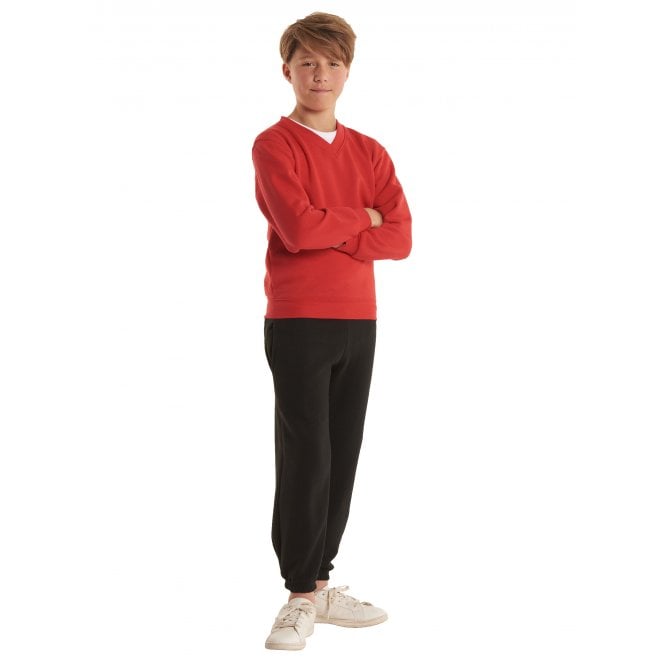 Uneek Clothing Childrens Classic V-Neck Sweatshirt