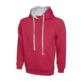 Contrast Hooded Sweatshirt