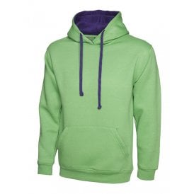 Contrast Hooded Sweatshirt