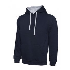 Contrast Hooded Sweatshirt