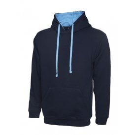Contrast Hooded Sweatshirt