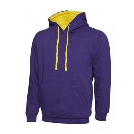Contrast Hooded Sweatshirt