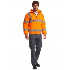 Hi Vis Bomber Jacket