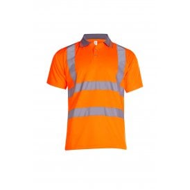 Hi Vis Short Sleeve Polo Shirt
