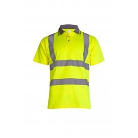 Hi Vis Short Sleeve Polo Shirt
