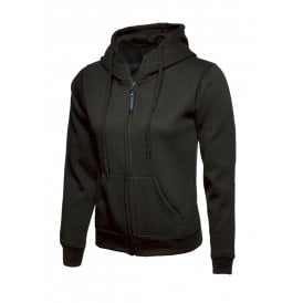 Ladies Classic Full Zip Hooded Sweatshirt