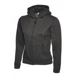 Ladies Classic Full Zip Hooded Sweatshirt