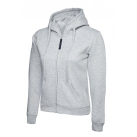 Ladies Classic Full Zip Hooded Sweatshirt