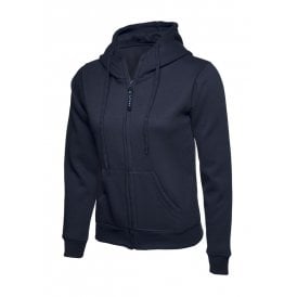 Ladies Classic Full Zip Hooded Sweatshirt