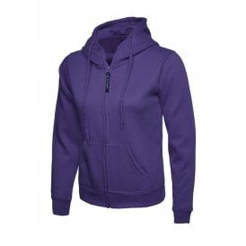 Ladies Classic Full Zip Hooded Sweatshirt
