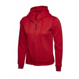 Ladies Classic Full Zip Hooded Sweatshirt