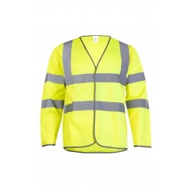 Long Sleeve Hi Vis Safety Waistcoat