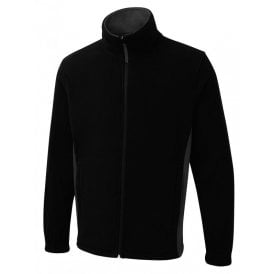 Two Tone Full Zip Fleece Jacket