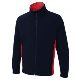 Two Tone Full Zip Fleece Jacket